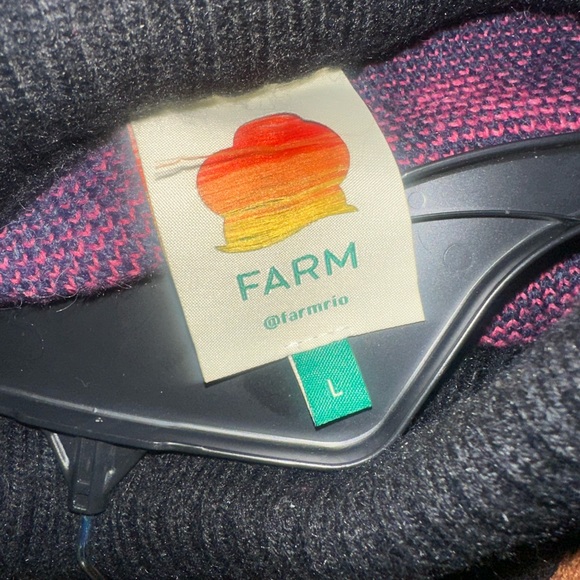 Farm Rio Colorful Leopard Print Women's Sweater L - Picture 4 of 4